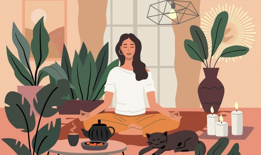 A daily routine of incorporating mindfulness to your everyday improves your state of happiness.